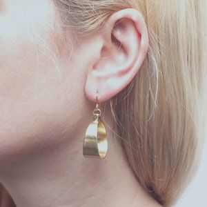 Marjorie Baer Large Tapered Hoop Earring